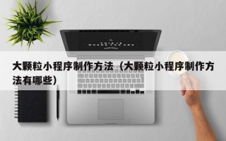 中国澳门大颗粒小程序制作方法（大颗粒小程序制作方法有哪些）